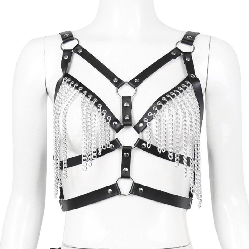 KinkHarness Harnais Buste Ouvert Beauty Chains
